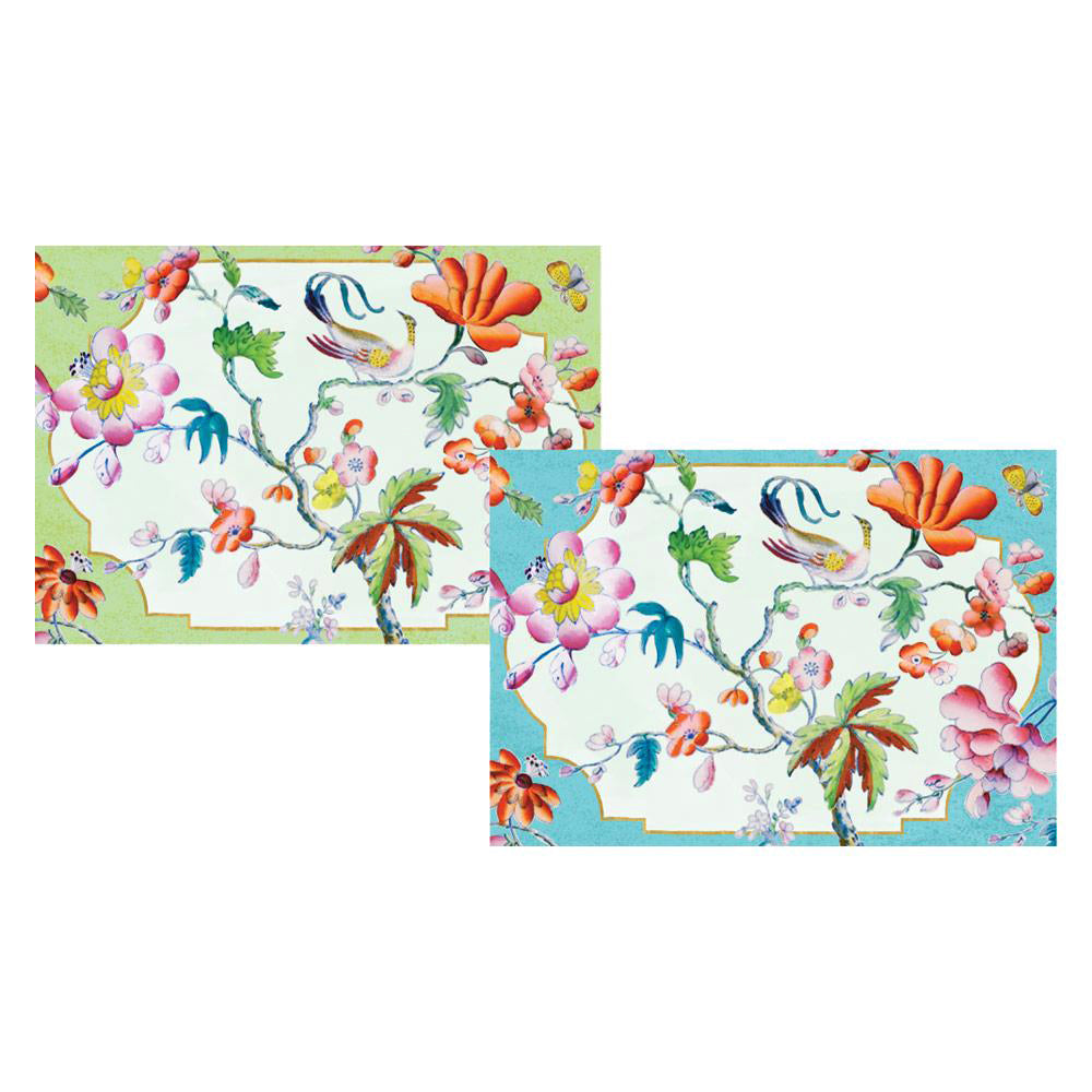 Summer Palace Pack of 8 Notelets Notecards from Caspari