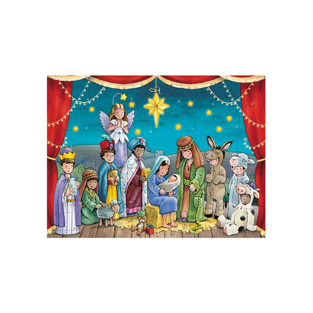Nativity Play Medici Advent Card 151 x 203 mm
