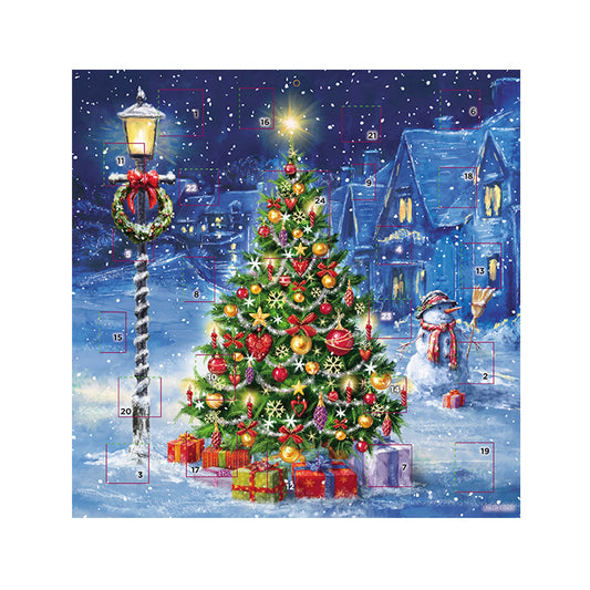 Christmas Snowman and Christmas Tree Medici Advent Calendar square 230 x 230