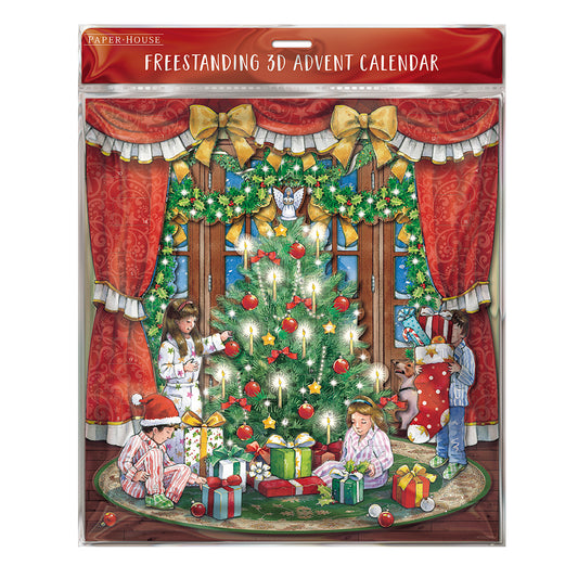 A Magical Christmas 3-D morning Advent Calendar with envelope Medicci 348 x 425 mm