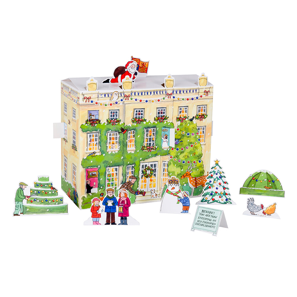 3 D Highgrove Advent Calendar Pop Up House Alison Gardiner Large Advent Calendar 42 x 29.7 cm Printed in Great Britain