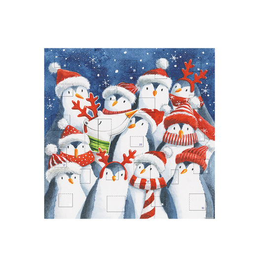 Penguin Imposter Square Advent Card 153 x 153 mm