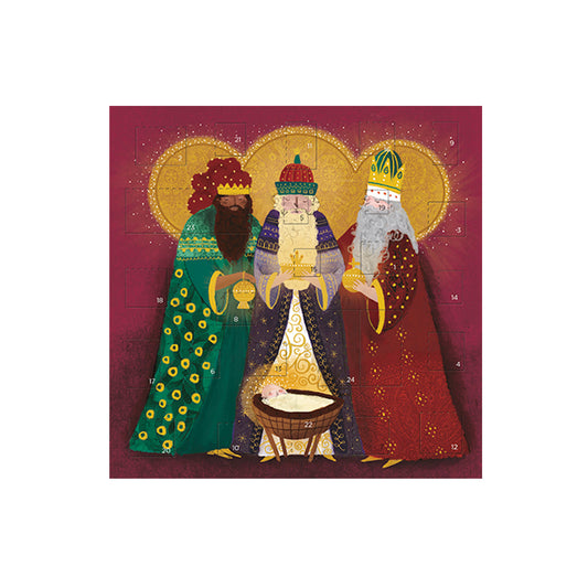 Three Kings Square Medici Advent Card 153 x 153 mm