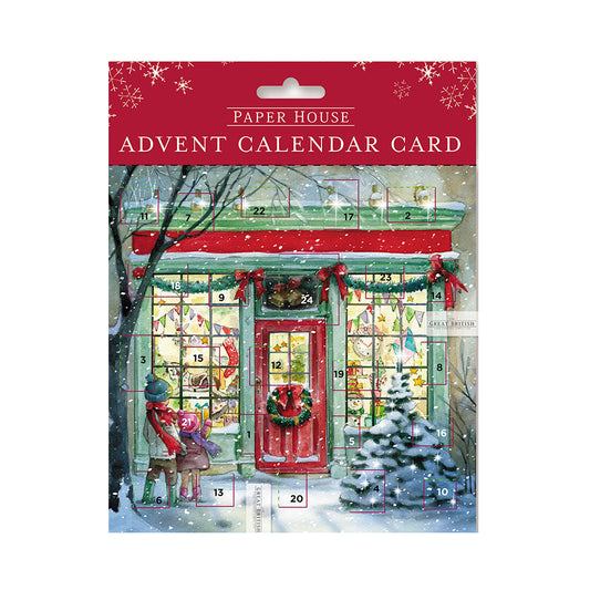The Toy Shop Medici Advent Card 160 x 160mm with envelope