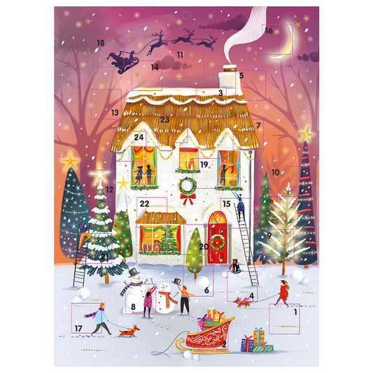 Decorating for Christmas House 340 x 250mm Ling Advent Calendar