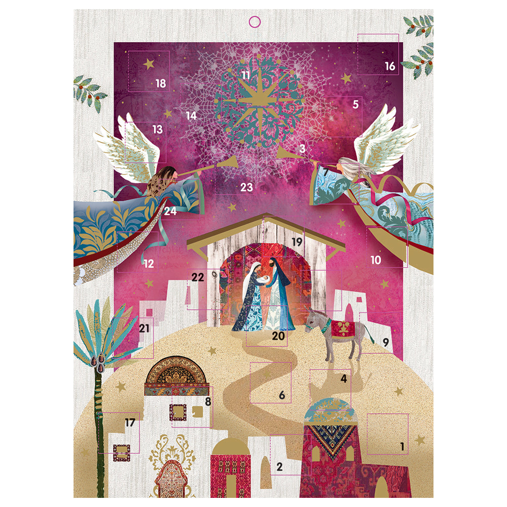 Bethlehem 340 x 250mm Ling Advent Calendar