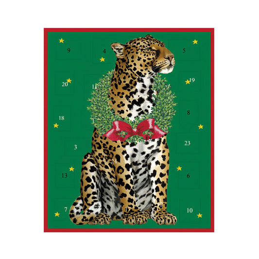 Wild Christmas by Katharine Barnwell Caspari Advent Card with 24 Doors 18 x 13cm