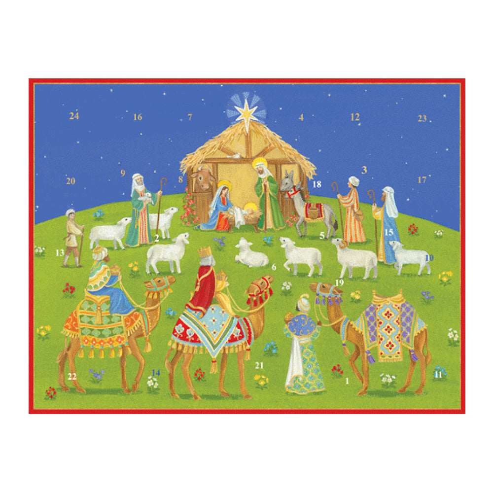 Under the Christmas Sky by Janine Moore Caspari Die Cut Advent Calenda ...