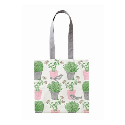 Thornback & Peel Cactus & Bird Tote Bag