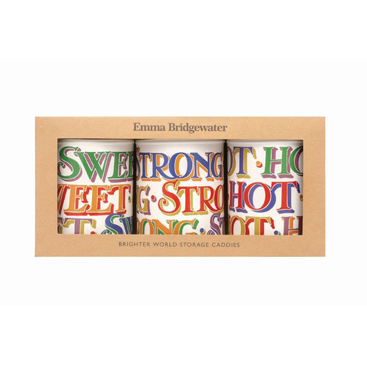 Emma Bridgewater Brighter World Set of 3 Round Caddies 106 (d) x 150m