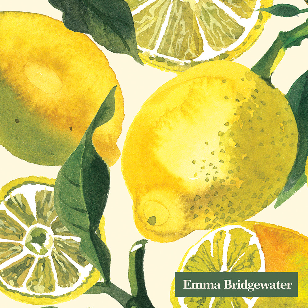 Emma Bridgewater Lemons cocktail IHR Paper Cocktail Napkins 25 cm square 3 ply 20 pack