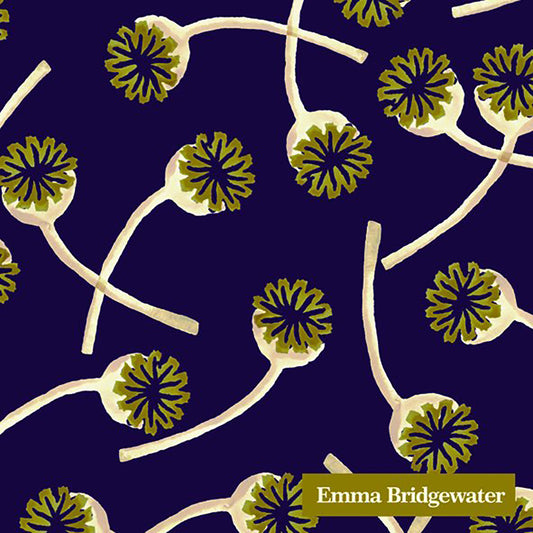 Emma Bridgewater Purple Poppy Heads Violet cocktail IHR Paper Cocktail Napkins 25 cm square 3 ply 20 pack