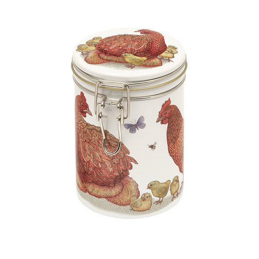Vanessa Lubach - Chickens Clip Lid Caddy - 105 x 160 mm