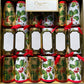 Caspari Christmas Crackers Gilded Holly by Pamela Gladding 6 x 12 inch Crackers