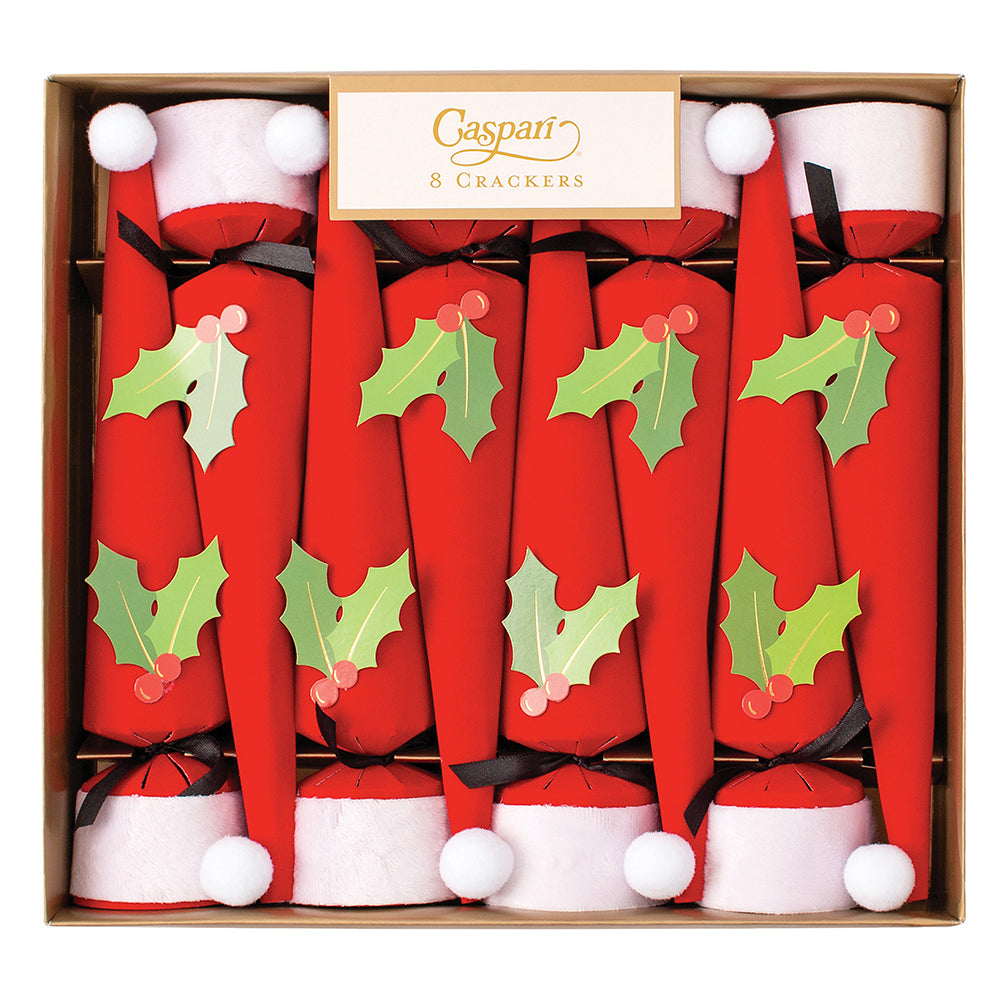 Caspari Crackers Santa Hat Cone Shaped 8 x 10 inch crackers