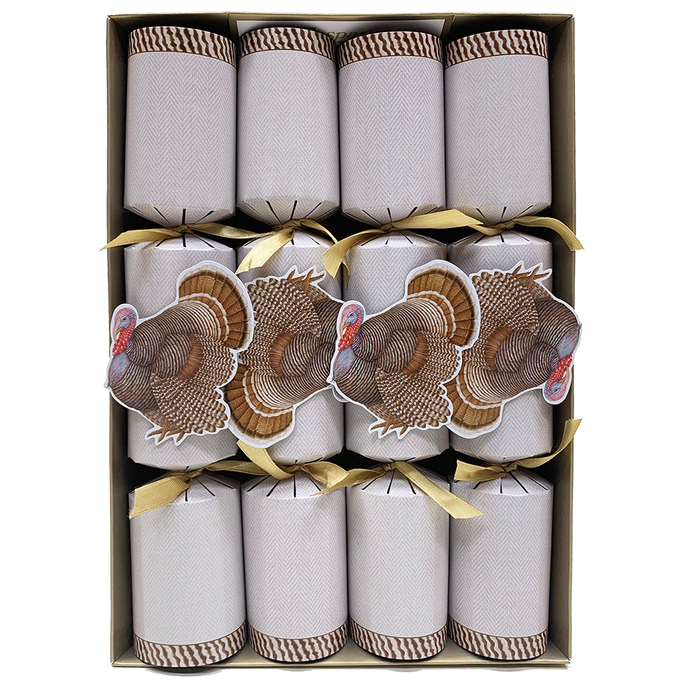 Caspari Christmas Crackers Thomas T. Byrd Turkey Thanksgiving by Karen ...