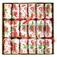 Christmas Berry Caspari Christmas Crackers 6 x 12 inch Crackers