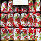 Christmas Berry Caspari Christmas Crackers 6 x 12 inch Crackers