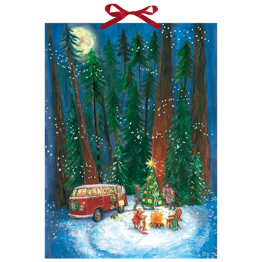 Christmas in the Wilderness Coppenrath Advent Calendar 38 x 52 cm Glitter / Ribbon