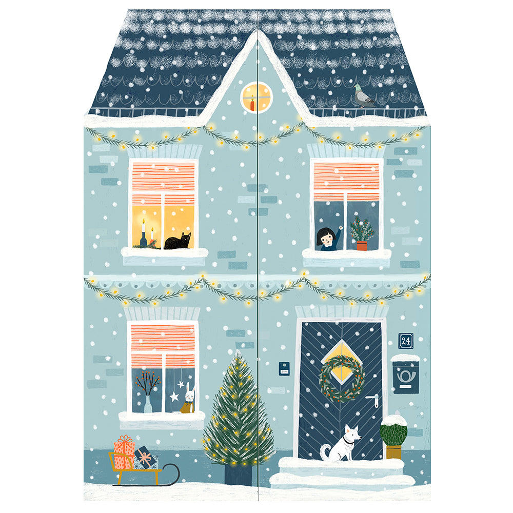 At Home for Christmas House Coppenrath Advent Calendar52 x 37 cm Glitter