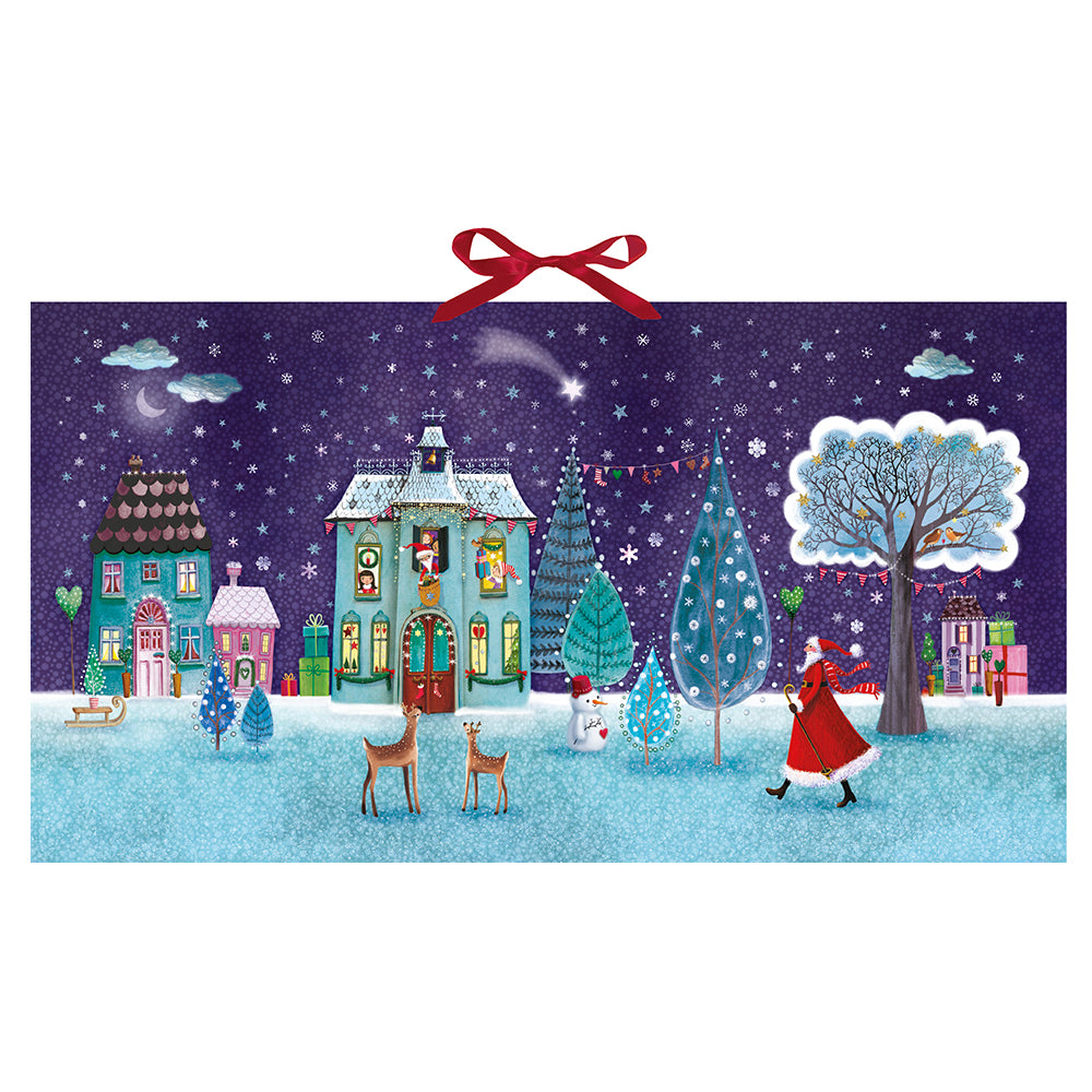 Magical Christmas Eve Coppenrath Advent Calendar 61 x 33 cm Glitter / Ribbon