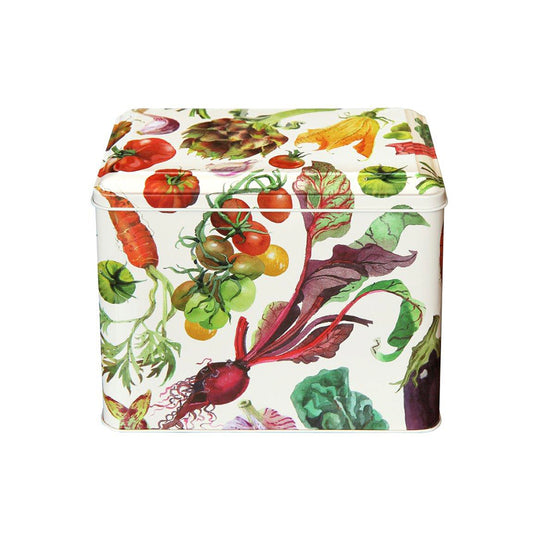 Emma Bridgewater - Dig the Garden Extra Large Caddy Large Hinged Tin Caddy 187 x 127 x 139 mm