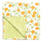 Orange Grove Reversible Caspari Kantha Fabric Table Cloth 180 x 180 cm