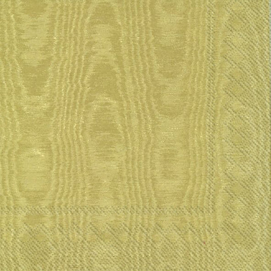 MOIREE Gold Patterned IHR Paper Lunch Napkins 33 cm sq 3 ply 20 pack