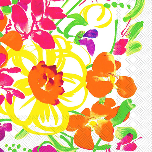 Marimekko URSULA Floral IHR Paper Lunch Napkins 33 cm sq 3 ply 20 pack