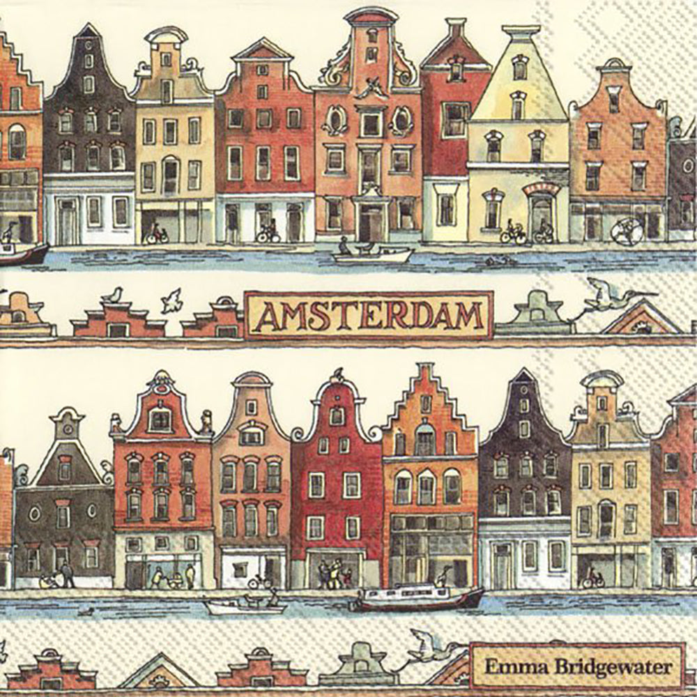 Emma Bridgewater AMSTERDAM IHR Paper Lunch Napkins 33 cm sq 3 ply 20 pack