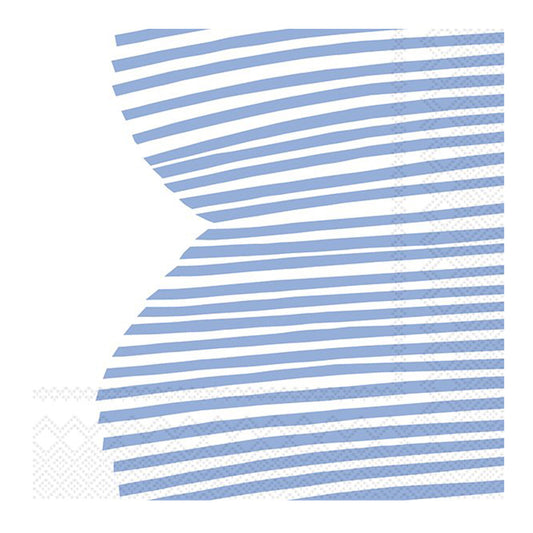 Marimekko Uimari Light Blue IHR Paper Lunch Napkins 33 cm sq 3 ply 20 pack