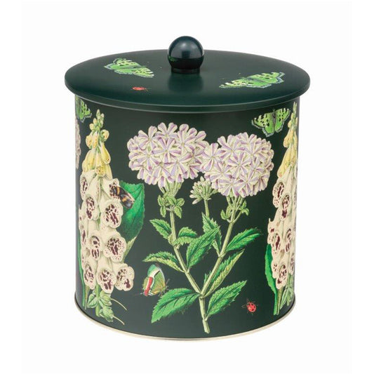 Madame Treacle - Midnight Botanical Biscuit Barrel 167 (d) x 170mm