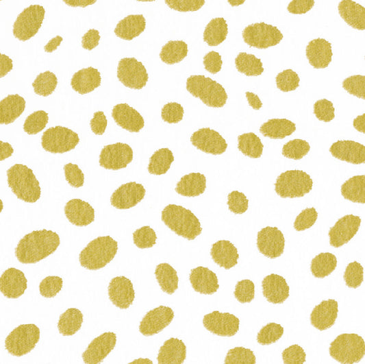 Airlaid Spots Gold Caspari Paper Lunch Napkins 33 cm sq feel like fabric 12 pack