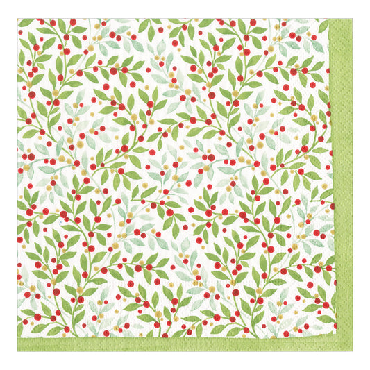 Twining Greenery Caspari Paper Lunch Napkins 33 cm sq 3 ply 20 pack