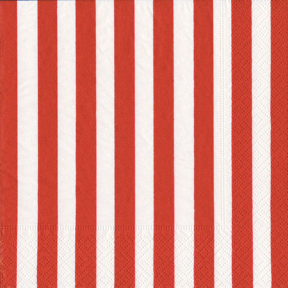 Stars and Stripes Red White Blue Caspari Paper Lunch Napkins 33 cm sq 3 ply 20 pack