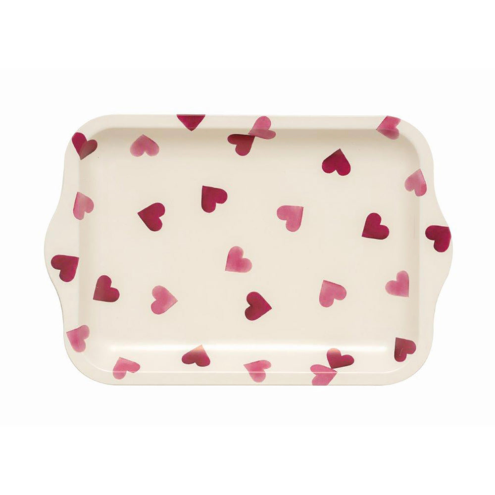 Emma Bridgewater Pink Hearts Tin Tray 240 x 158 x 11mm