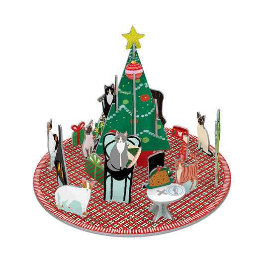 Fireside Cats Pop and Slot Roger la Borde 3D Advent Calendar