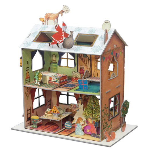 The Night Before Christmas House Pop and Slot Roger la Borde 3D Advent Calendar