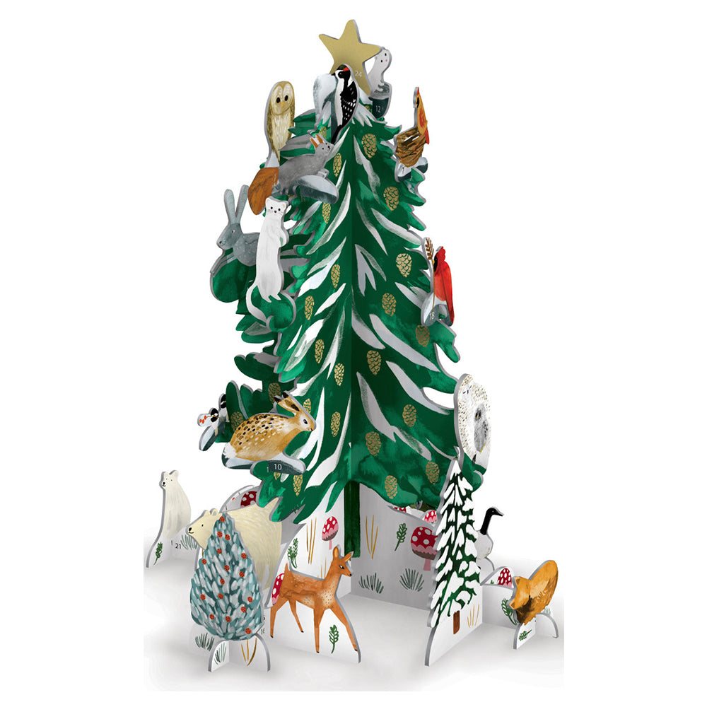 Christmas Conifer Pop and Slot Roger la Borde 3D Advent Calendar