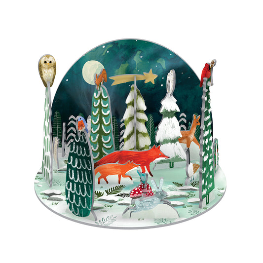 Snowdomia Alpine Foxes Pop and Slot Roger la Borde 3D Advent Calendar