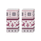 Norwegian Knit cream red Christmas IHR Paper Pocket Tissues - 2 packs of 10 tissues 21 cm square