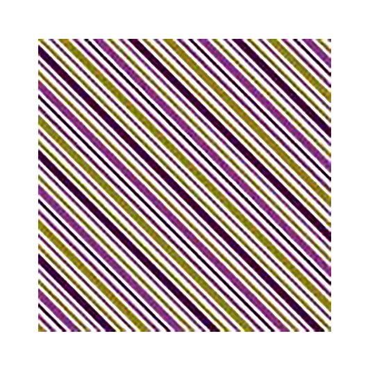 Oblique Lines Purple Gold Tissue Paper 5 Sheets of 20 x 30" Satinwrap Tissue Wrapping Paper