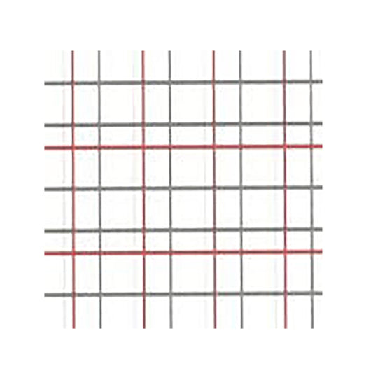 Flannel Plaid Red Grey Tissue Paper 5 Sheets of 20 x 30" Satinwrap Tissue Wrapping Paper