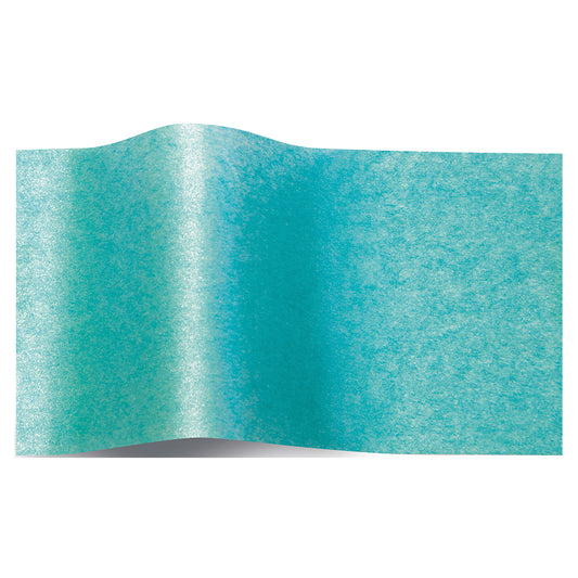 Pearlescence Bright Turquoise Tissue Paper 3 Sheets of 20 x 30" Satinwrap Tissue Wrapping Paper