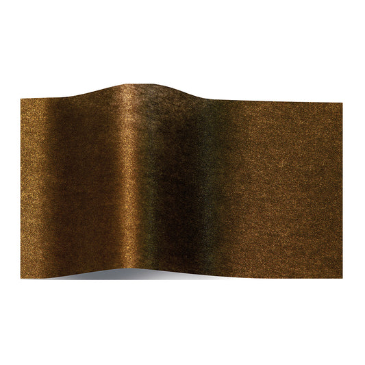 Pearlescence Black Brass Tissue Paper 3 Sheets of 20 x 30" Satinwrap Tissue Wrapping Paper