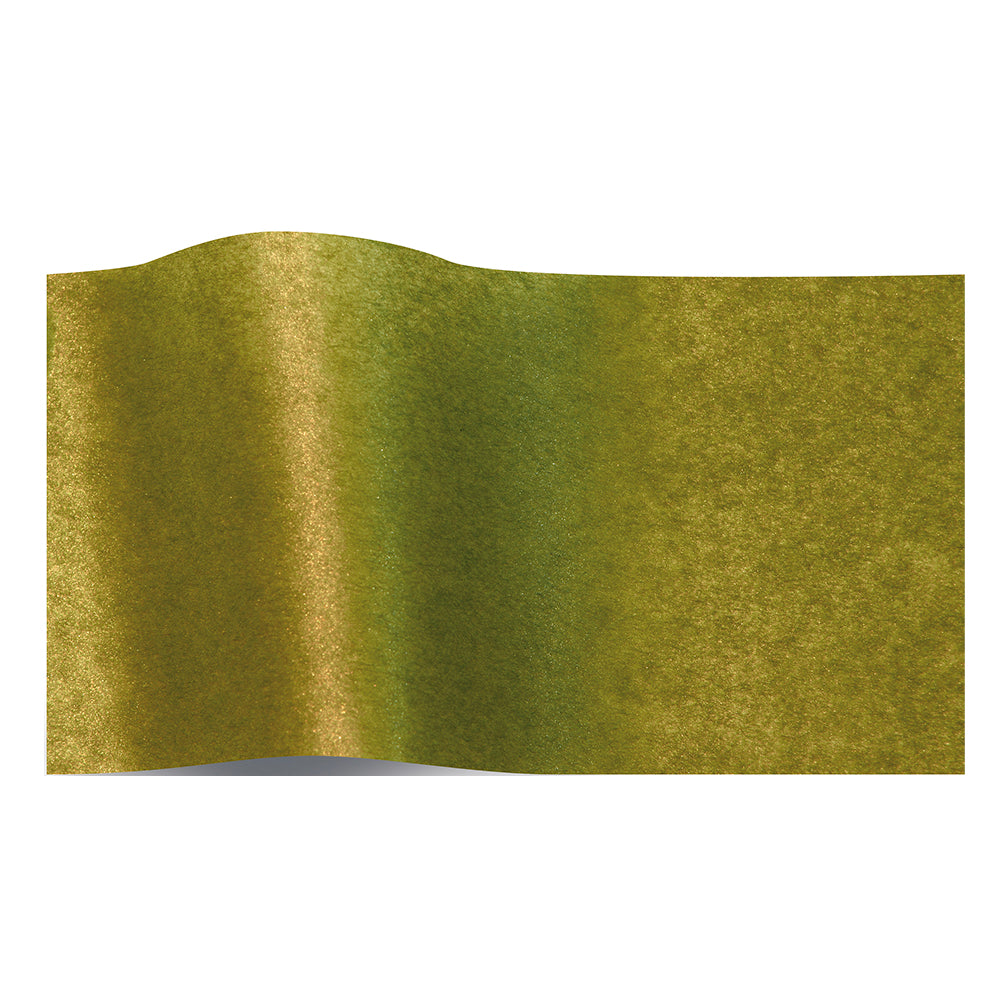 Pearlescence Green Tea Tissue Paper 3 Sheets of 20 x 30" Satinwrap Tissue Wrapping Paper