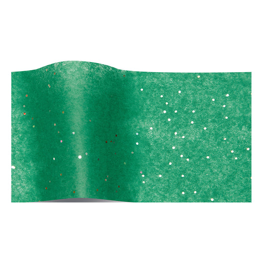 Emerald Green Gemstone Tissue Paper 5 Sheets of 20 x 30" Satinwrap Tissue Wrapping Paper