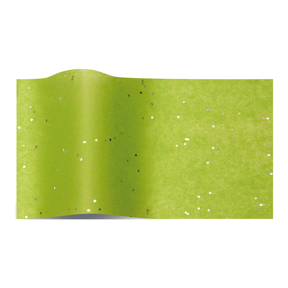 Peridot Citrus Green Gemstone Tissue Paper 5 Sheets of 20 x 30" Satinwrap Tissue Wrapping Paper