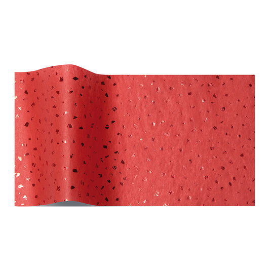 Red on Red Reflections Tissue Paper 5 Sheets of 20 x 30" Satinwrap Tissue Wrapping Paper