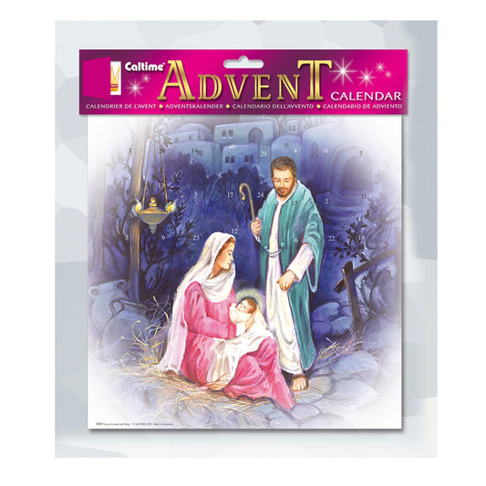 The Crib Nativity Caltime Advent Calendar 28 x 28 cm